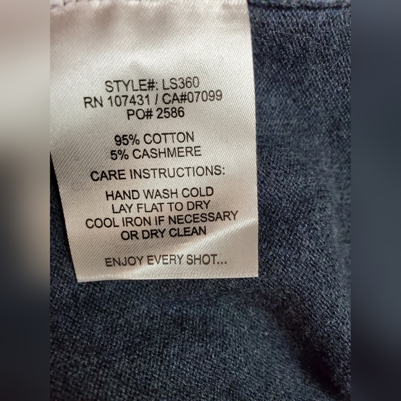 Linksoul Men's Cotton-Cashmere Quarter-Zip Swaeter 95% Cotton 5% Cashmere - Picture 10 of 11